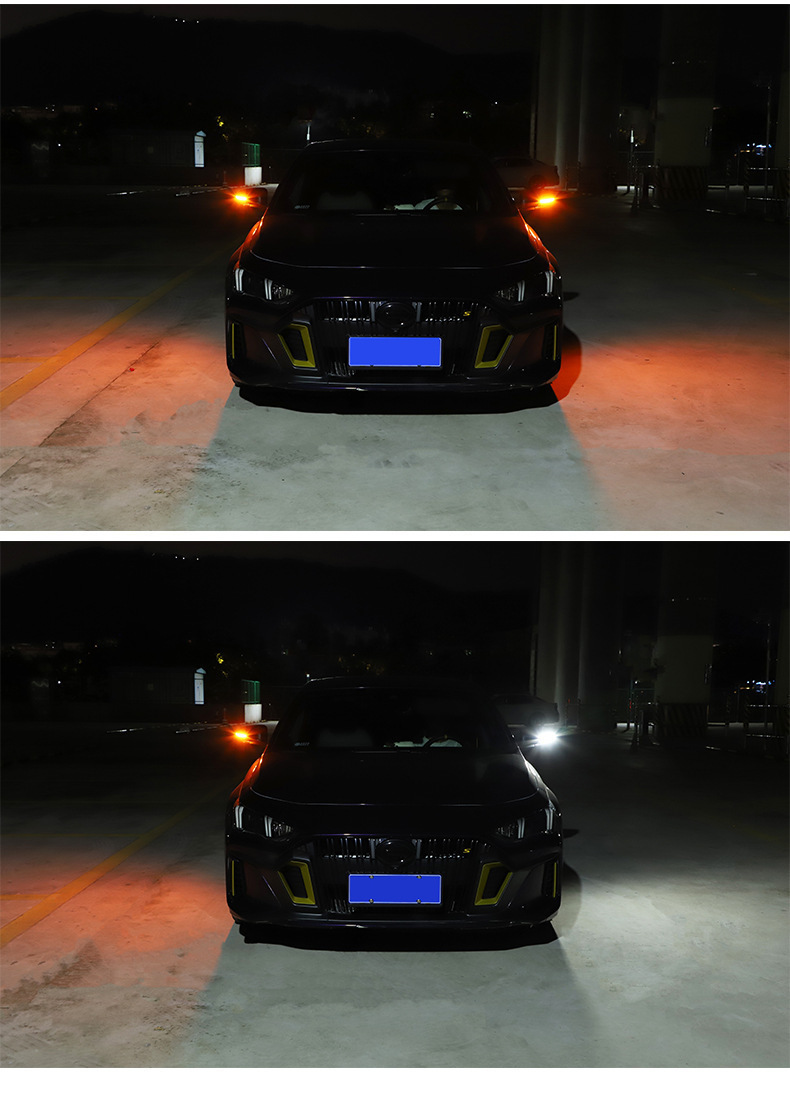 Car rearview mirror running water light turn streamer light upgrade start scanning day running light LED rearview modification light strip