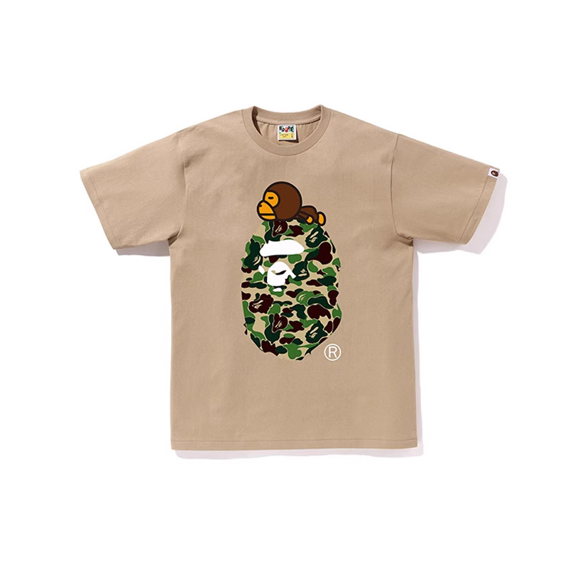 クロスボーダー卸売潮ブランド BAPE エイプヘッド半袖シャークトップ T シャツ供給 240 グラム半袖