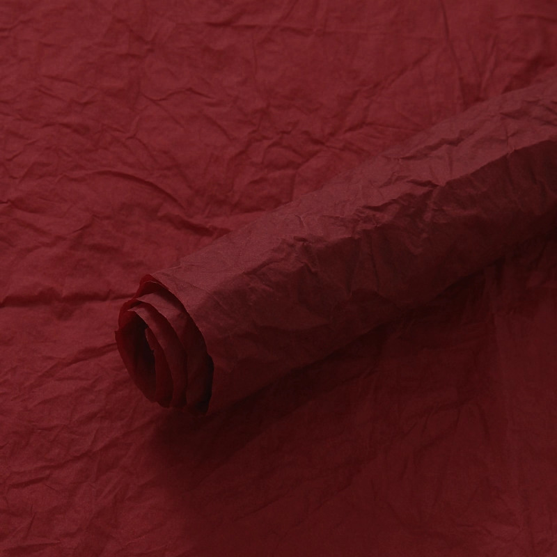 Papel de seda plisado al por mayor para floristerías, papel para envolver regalos florales, embalaje para ramos, material de papel natural hecho a mano, papel enrollado a mano.