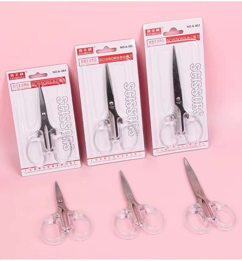 Transparent universal scissors stainless steel, wholesale