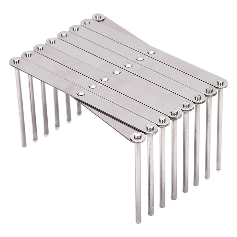 Multi-funcional de acero inoxidable retráctil al vapor rack drenaje olla cubierta rack placa rack plegable hogar cocina almacenamiento rack fila esqueleto