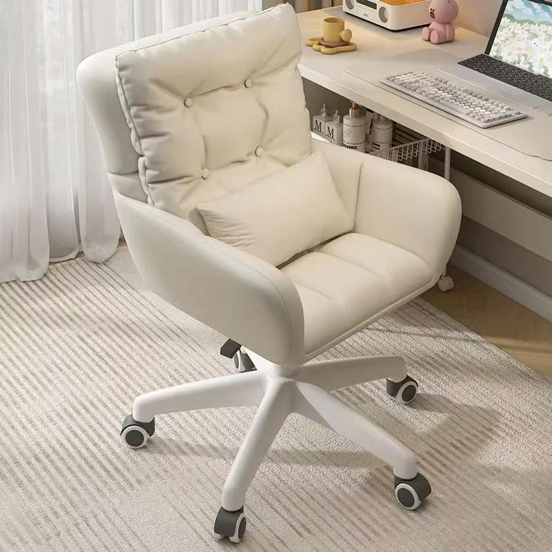 Computer Chair, Comfortable for Long Sitting, Home Study Chair, Dormitory Desk Chair, Girls' Bedroom Makeup Chair, Office Adjustable Swivel Chair Computer Chair, Comfortable for Long Sitting, Home Study Chair, Dormitory Desk Chair, Girls' Bedroom Makeup Chair, Office Adjustable Swivel Chair