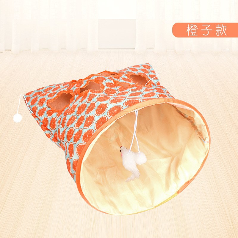 Amazon explosiva túnel para gatos plegable multifuncional arco iris oreja túnel cambiable franela canal para gatos suministros para mascotas