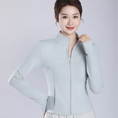 ナイロンダブルC日焼け止め服スリムスタンドカラースポーツジャケット女性のウエスト痩身アイスシルククールフード付き日焼け止め服