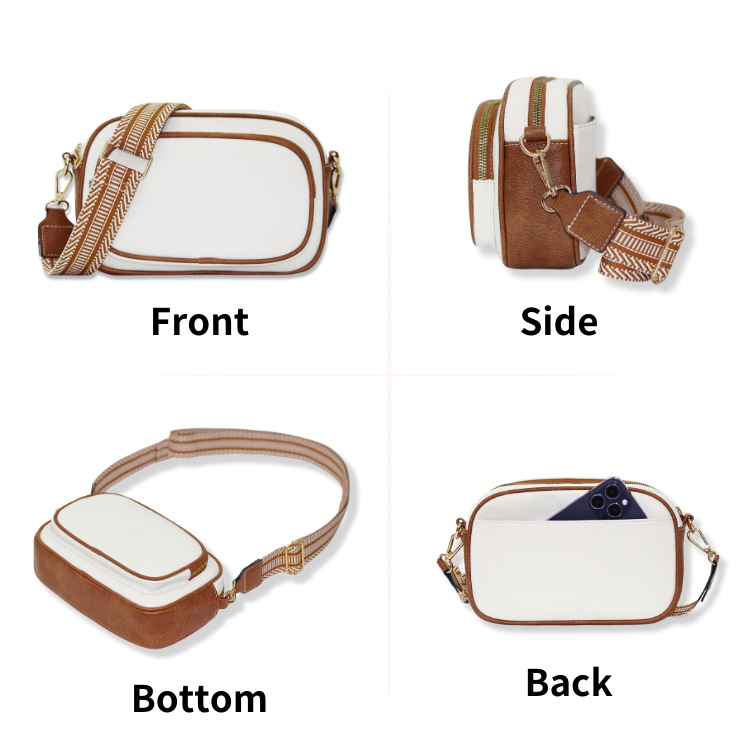 Shoulder Bag Bags Type Casual, Daily Occasion Pu Leather Material Women's Pu Leather Solid Color Vintage Style Classic Style Square Zipper Shoulder Bag