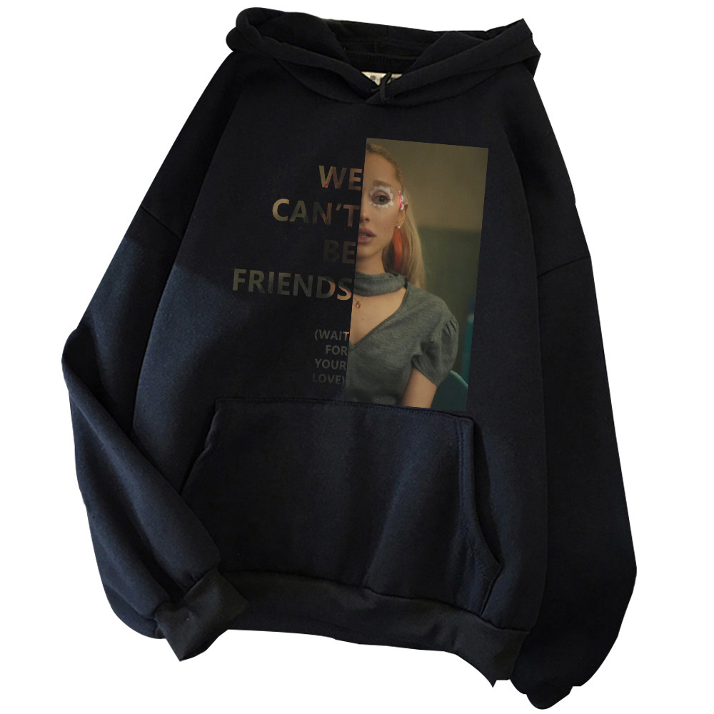 Ariana Grande Wait For Your Love Hoodie Man Woman Harajuku L