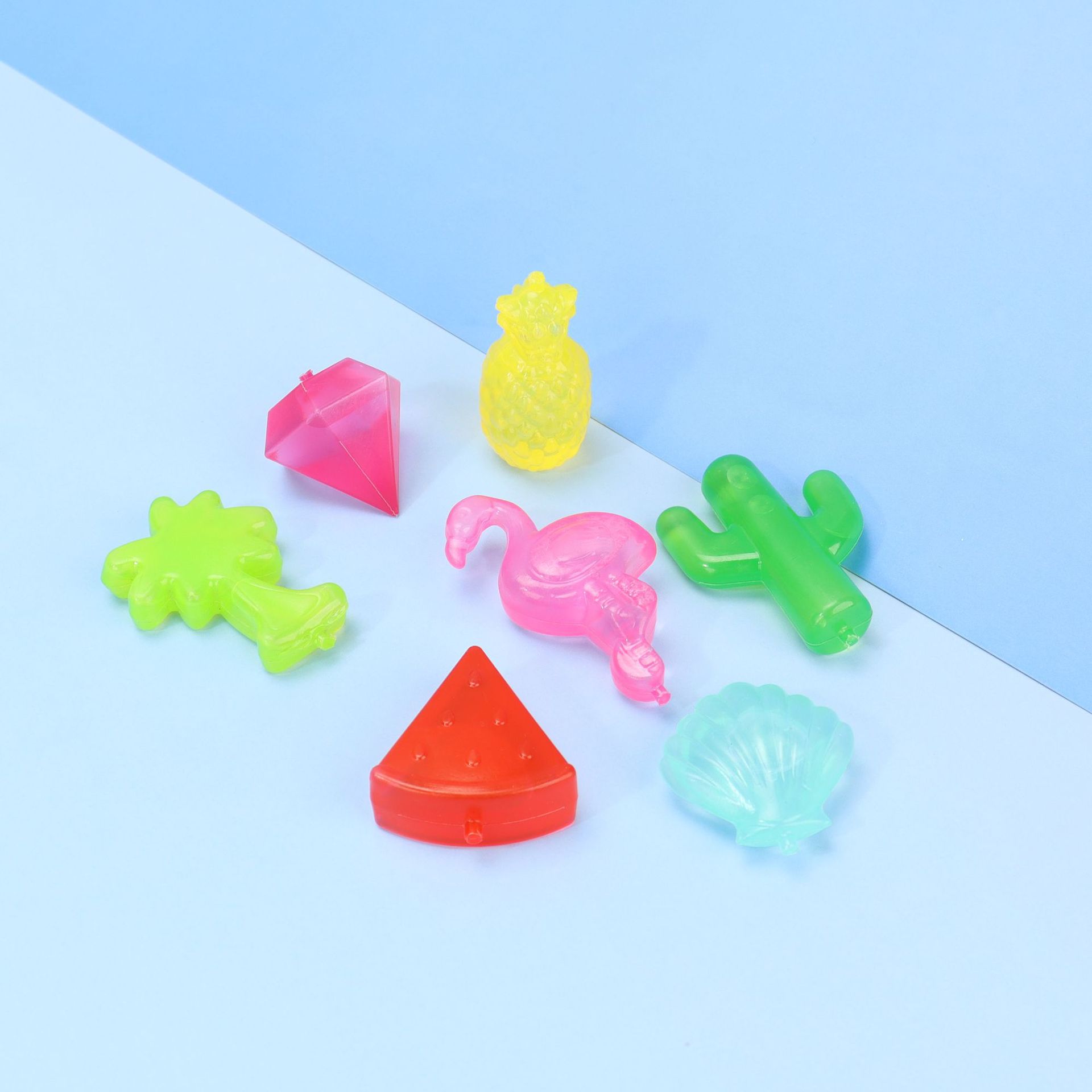 Bandejas para cubitos de hielo pequeños, cubitos de hielo de plástico, hielo de verano, varias formas, fiesta en bar, bandejas de hielo multiformes, cubitos de hielo