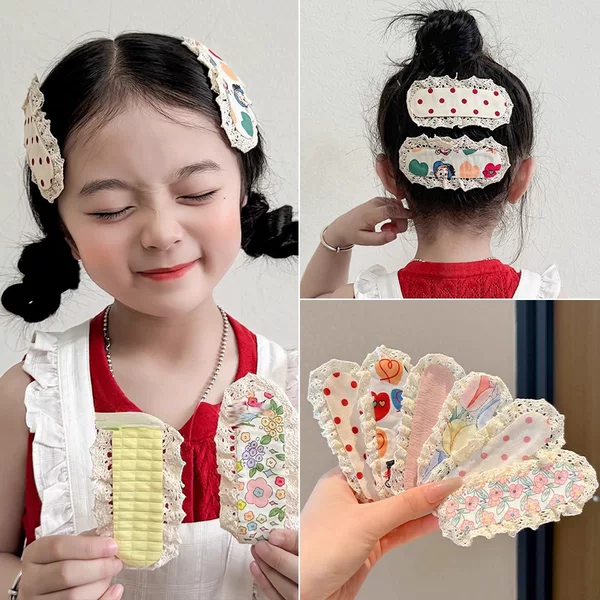 Children's Cartoon Forehead Bangs Patch Baby Magic Hair Clip Little Girl's Back-Of-The-Head Hair Tidying Tool Hair Patch