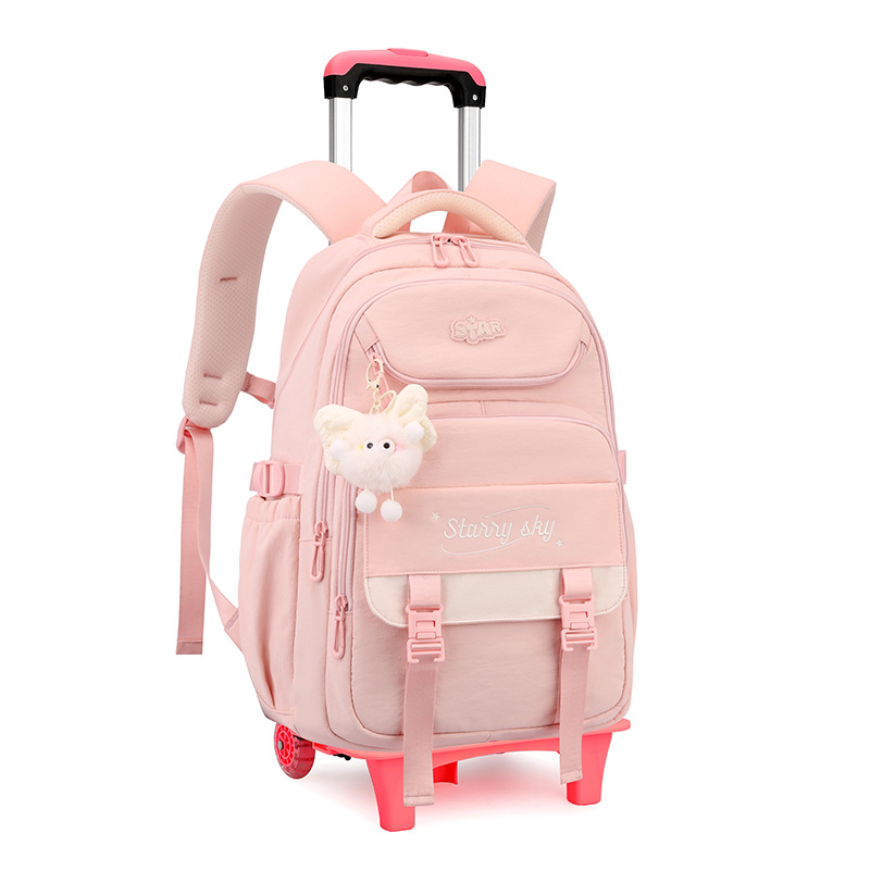 Mochila de pescado natural 3 - 6 grados de moda de alta capacidad mochila de estudiantes de secundaria escalera ligera caja de tracción