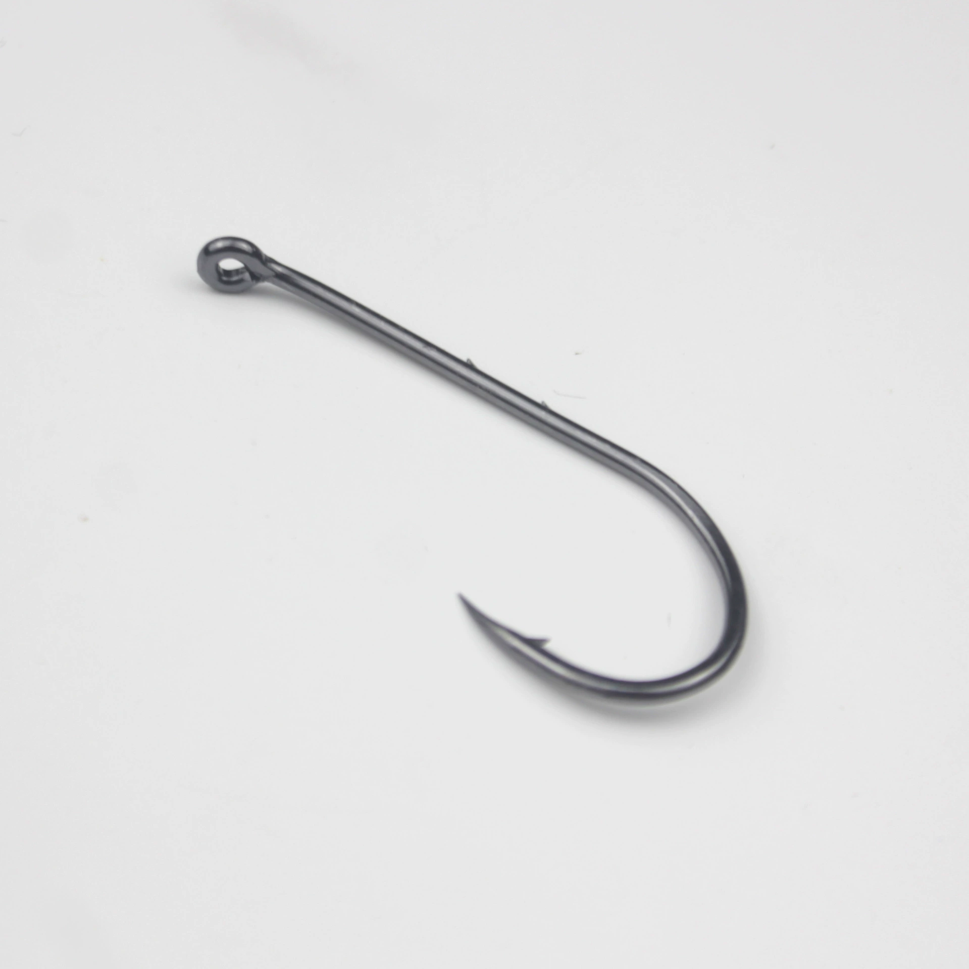 Double -back thoring hand hooks have inverted spines bulk long handle long -handed pipe band -circle crooked mouth, small Luya large sea fishing hook
