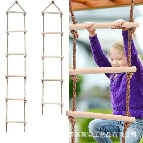 Wooden sports travel ladder for gym