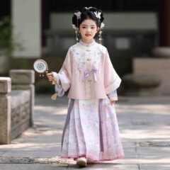 2025新款女童汉服儿童古风国风套装小女孩明制超仙公主裙新款汉服