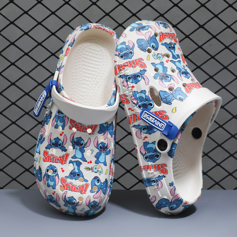 Zapatos con agujeros de verano, tendencia de los hombres, sandalias de Baotou huecas de fondo suave antideslizante, ropa exterior, pantuflas de los hombres de playa de fondo grueso al por mayor