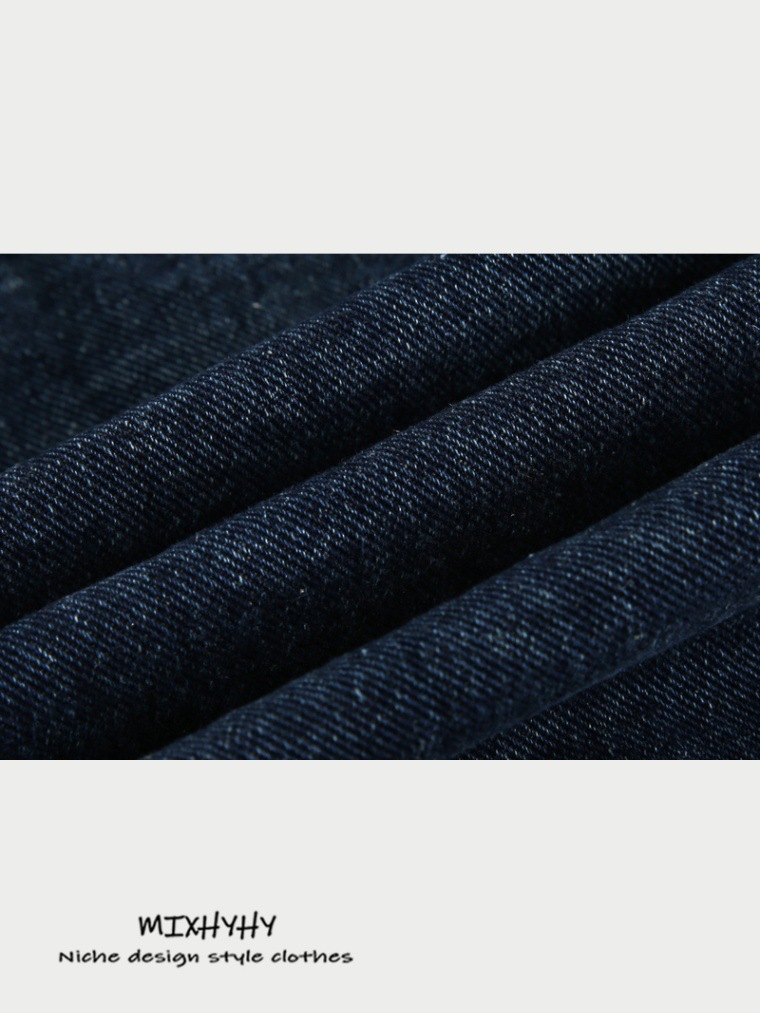 Men's Vintage Denim Jacket Patchwork Embroidered Workwear Style_voghion.com