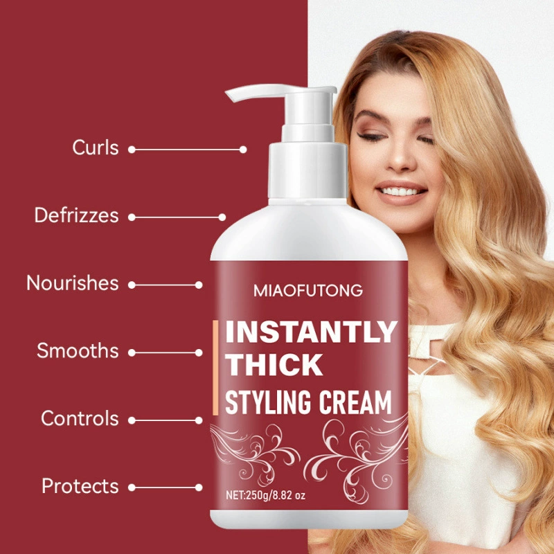 Трансграничная внешняя торговля специализируется на креме для утолщения волос, естественно пушистом, улучшает вьющиеся, сухость и густые волосы, утолщающем креме для ухода.