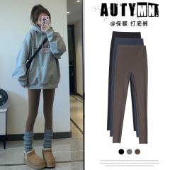 女性用シャークパンツ、春秋用薄手ハイウエストヒップアップヨガフィットネスバービーパンツ、冬用裏起毛保温レギンス