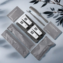 酒店民宿一次性洗漱用品套装牙刷牙膏梳子香皂洗发水沐浴液简约