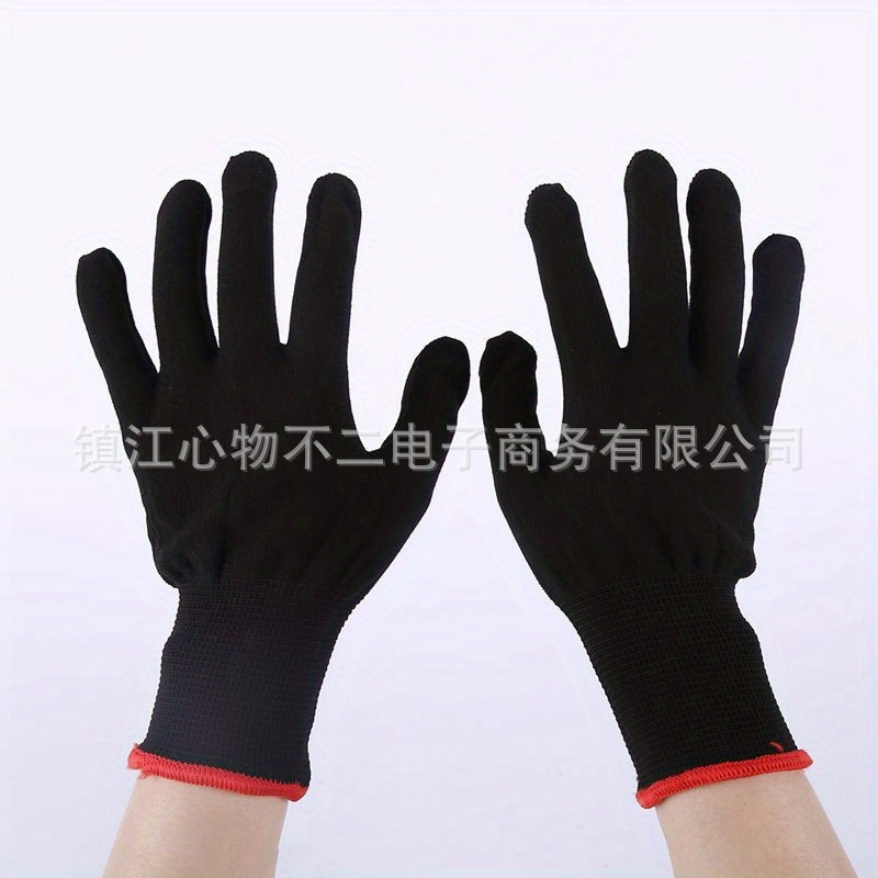 メーカー ナイロン手袋 ライン手袋 労働保護 耐摩耗性 増粘 滑り止め 男性作業現場保護 ナイロンクロスボーダー|undefined