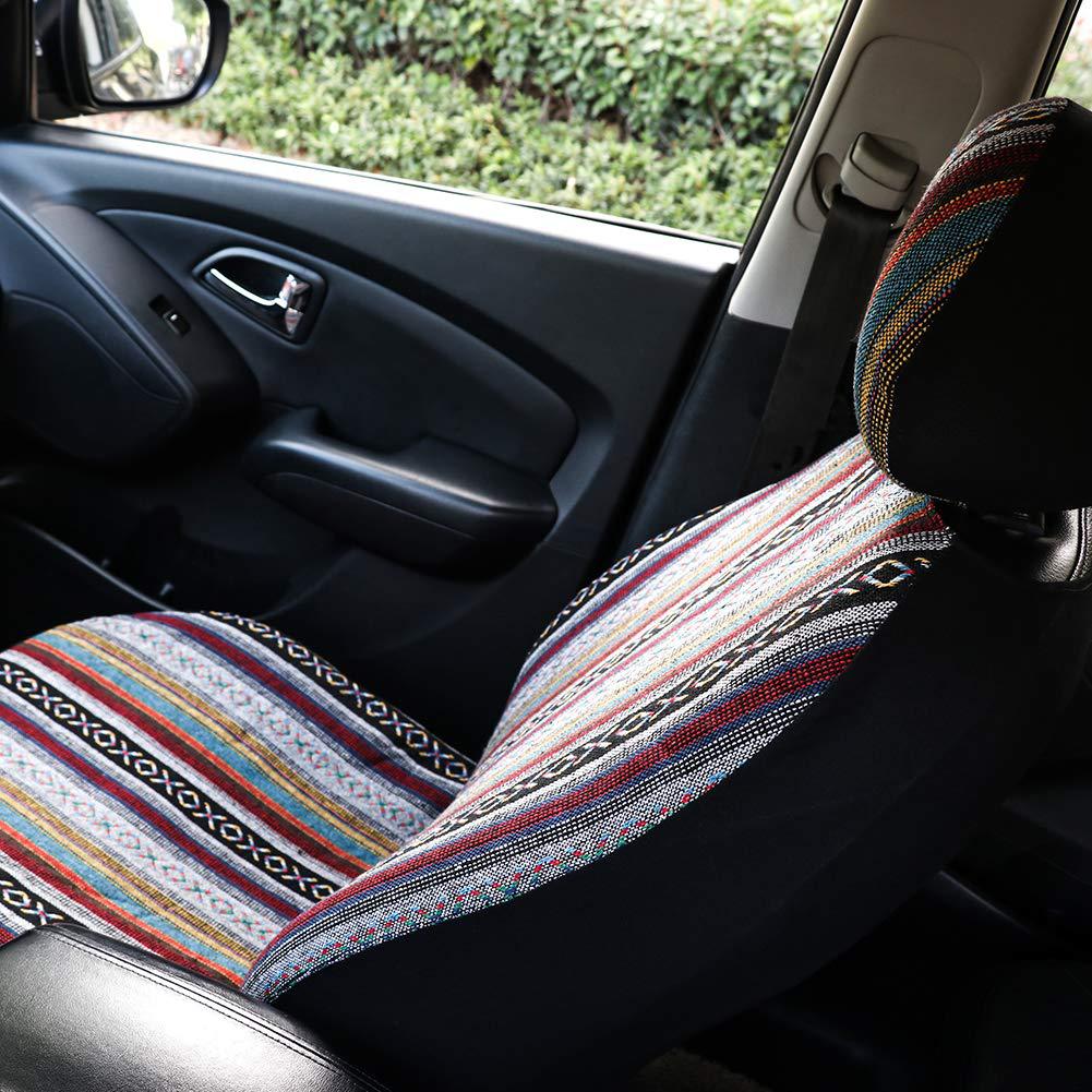 Foreign Trade Popular Ethnic Cloth Car Seat Cover Cross-Border Best-Selling Model Universal Type Suitable for Five-Seater Models