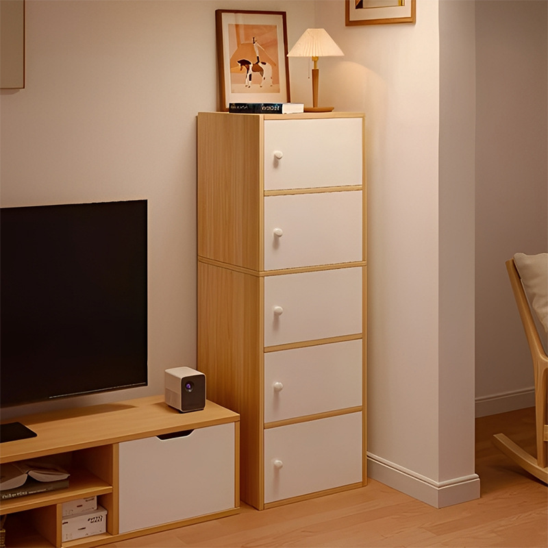 Chest of Drawers Storage Cabinet Living Room Tv Wall Storage Cabinet Home Simple Modern Multi-Layer Drawer Cabinet