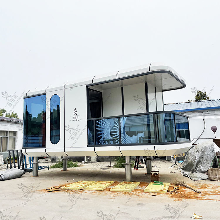 Acampar al aire libre base Bosque Barra de Oxígeno nueva cápsula espacial B & B creativo Manzana móvil de la Casa
