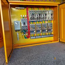 户外防雨配电柜成套低压二级三级黄色临时电气柜配电箱建筑工地