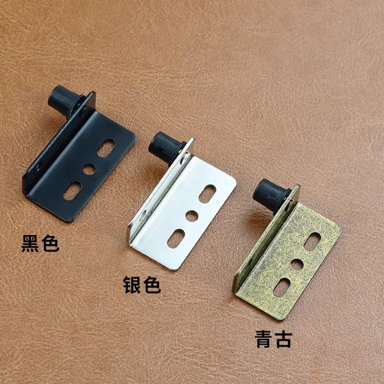 Stainless Steel CT Angle Code Concealed Hinge World Upper and Lower Rotating Shaft Loose-leaf Concealed Hole-free Angle Iron Cabinet Door Angle Code
