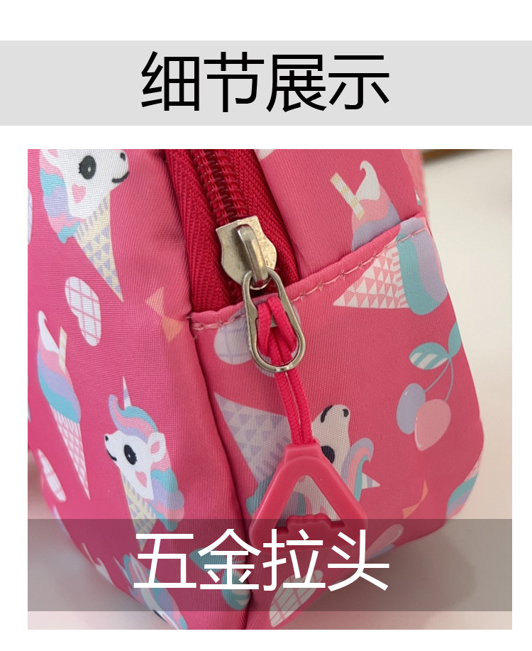 Spring new cute and versatile kindergarten bags, trendy, casual and fashionable cartoon children's chest bag and crossbody bag undefined