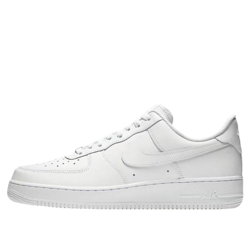 Zapatos Putian Chunyuan Air Force No. 1 cabeza de piel de vaca clásica baja zapatos blancos para hombres y mujeres zapatos casuales de skate
