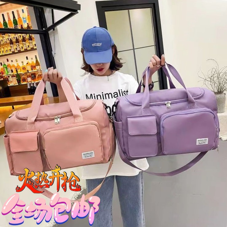 Capacious one-shoulder bag