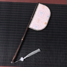 中国古典仿古纯手工复刻团扇复原便面扇刀扇魏晋汉服搭配传统扇子