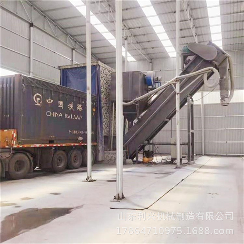 云南水泥灰集装箱卸灰机 石灰石粉翻箱卸车机 自产自销粉料卸灰机