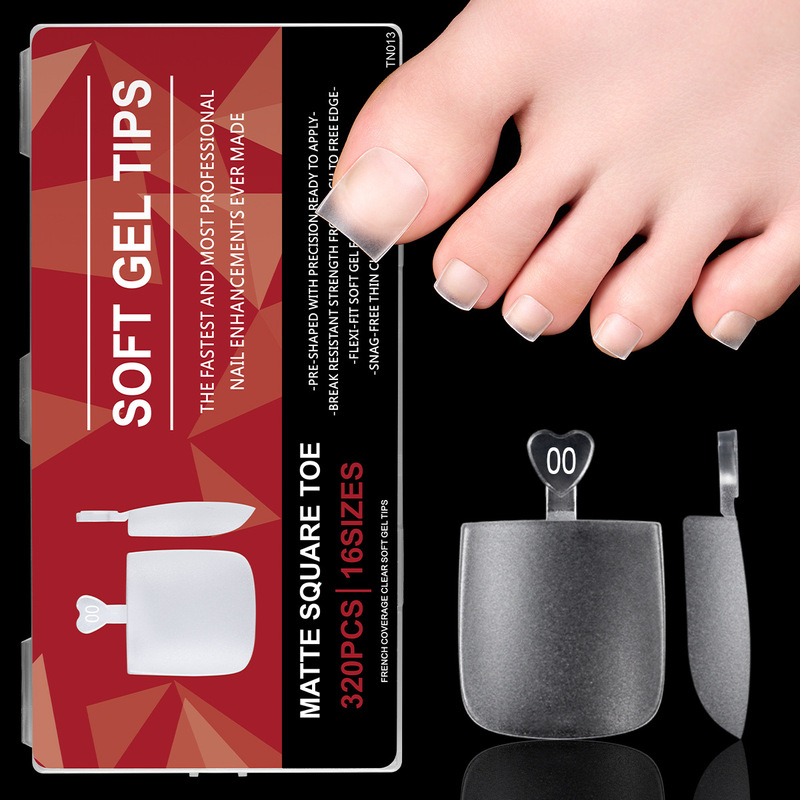 Cross-Border Hot-Selling Frosted Large Toenail Tips, Ultra-Thin No-Polish Fake Toenail Extensions, Wearable Nail Tips Cross-Border Hot-Selling Frosted Large Toenail Tips, Ultra-Thin No-Polish Fake Toenail Extensions, Wearable Nail Tips