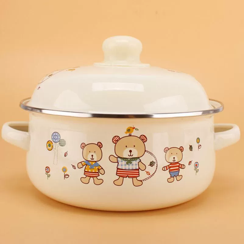 Lard enamel basin food grade thickened oil tank high temperature resistant large capacity meat oil kitchen household use can be stored in refrigerator