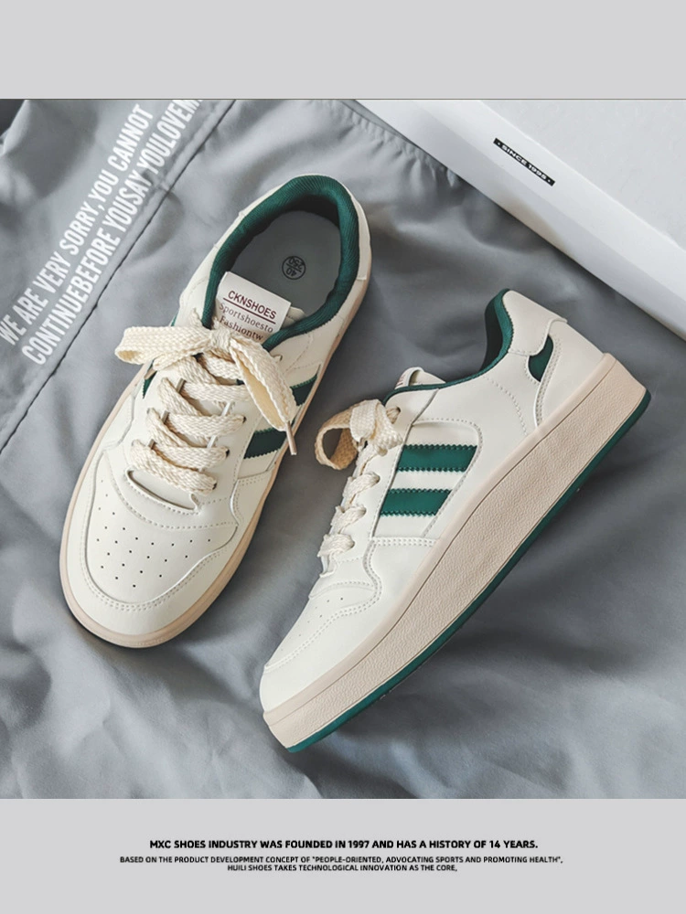 Мужская обувь, модная обувь 2023, новые весенне-осенние спортивные кроссовки, мужские универсальные туфли в гонконгском стиле для моральных тренировок, нишевый дизайн, белые туфли