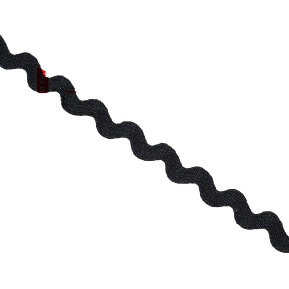 0.8cm polipropileno onda borde S cinturón ropa textiles para el hogar decoración encaje