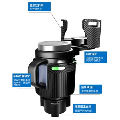 Model Large Car Cup Holder, Car cup holder/beverage holder