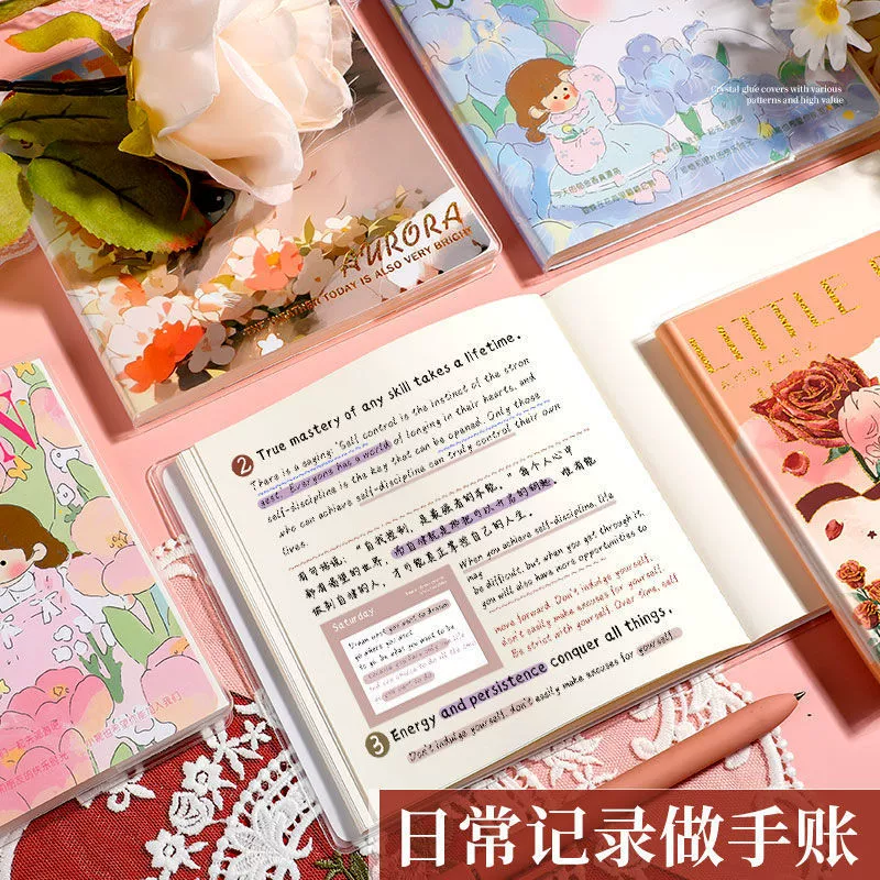 Изящная ретро-книга с иллюстрациями, ноутбук, ручная роспись, handmade