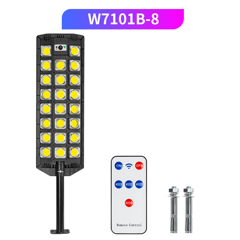 Cabeza plana borde 8 taza óptica COB lámpara de calle retráctil tipo W7101B-8