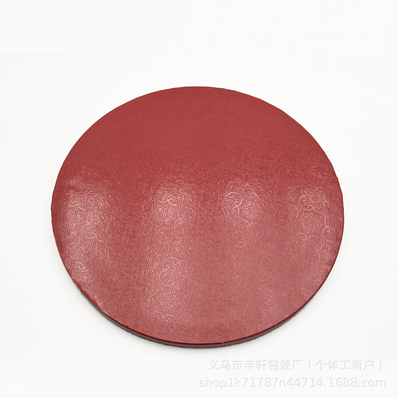 12mm de espesor base de pastel agujero de panal pastel almohadilla de papel corrugado pastel almohadilla redondo chasis de embalaje