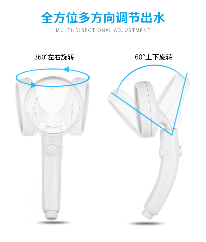 Japanese-style pressurized showerhead, Douyin rain shower head, large-head pressurized, ultra-high pressure large size, suitable for household use Application Scenario