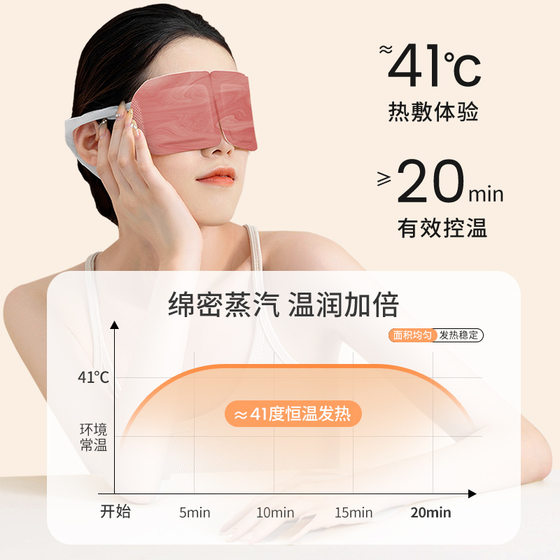 Steam eye mask to relieve eye fatigue eye patch constant temperature hot compress eye mask self-heating shading sleep eye mask wholesale