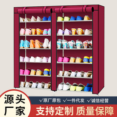 多層家庭用靴棚不織布下駄箱簡易防塵収納棚室内防塵無取付寮靴棚
