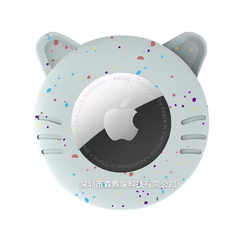 폴카 도트 스모크 블루 보호 케이스+opp