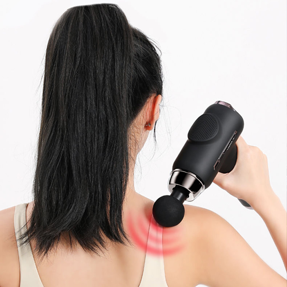 Pistola fascial profesional transfronteriza masajeador muscular para relajar y sacudir la pistola de membrana muscular cervical eléctrica mini mini mini para niñas y niños