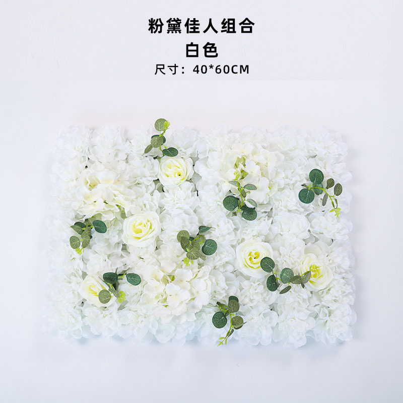 造花壁造花バラアジサイダリリ花立体背景壁窓造園結婚式結婚式装飾花列|undefined