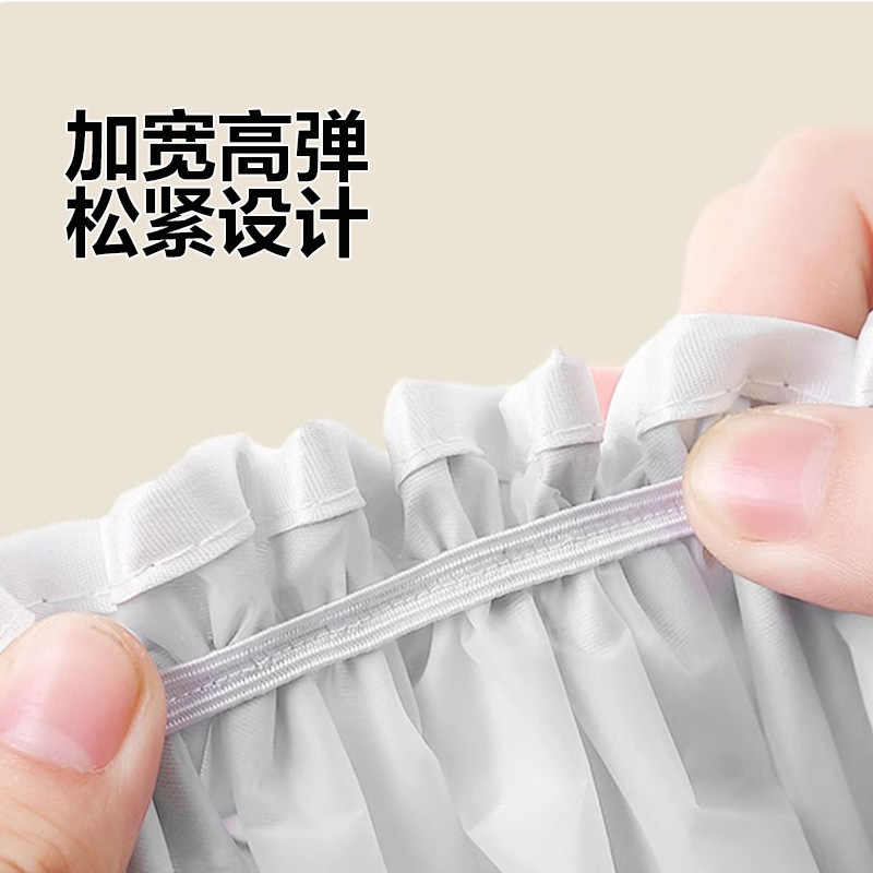 浴帽防水洗澡帽女家用沐浴发膜帽厨房防油烟双层加厚防湿发套|undefined