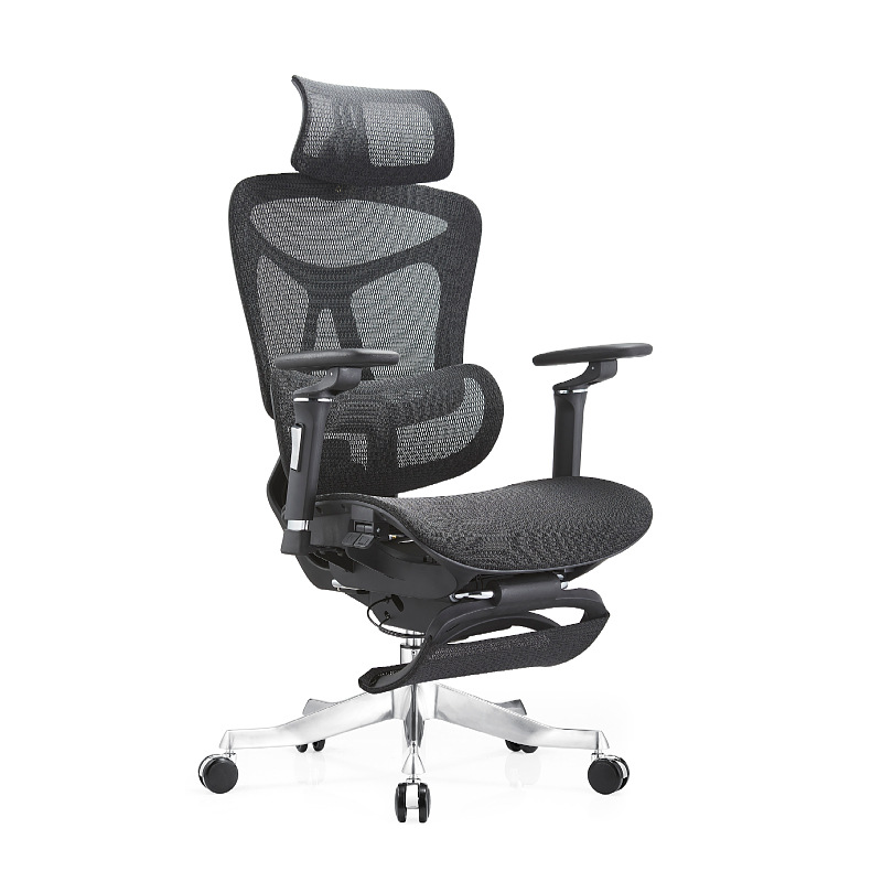 017-66-J0013 * Negro (red perforada + pasamanos 6D + chasis deslizante controlado por cable + pie de aleación) 73 * 45 * 64 * 22K