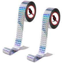 Bird Repellent Tape鸟类吓跑驱鸟辐射彩带果园菜园双面反光彩带