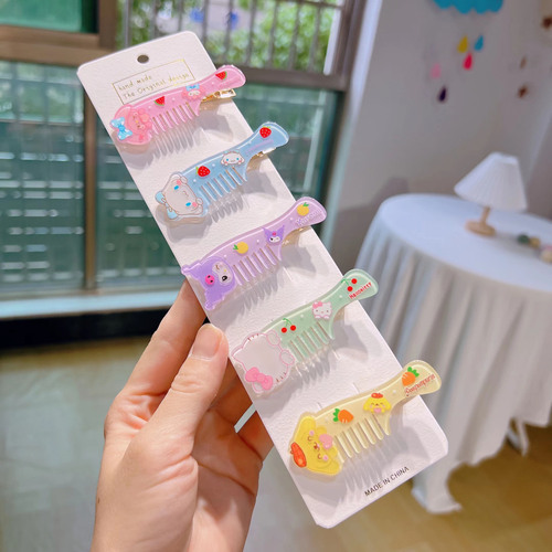 Japanese soft girl headwear cinnamon dog duckbill clip cute water drop clip internet celebrity girl student bangs clip girl